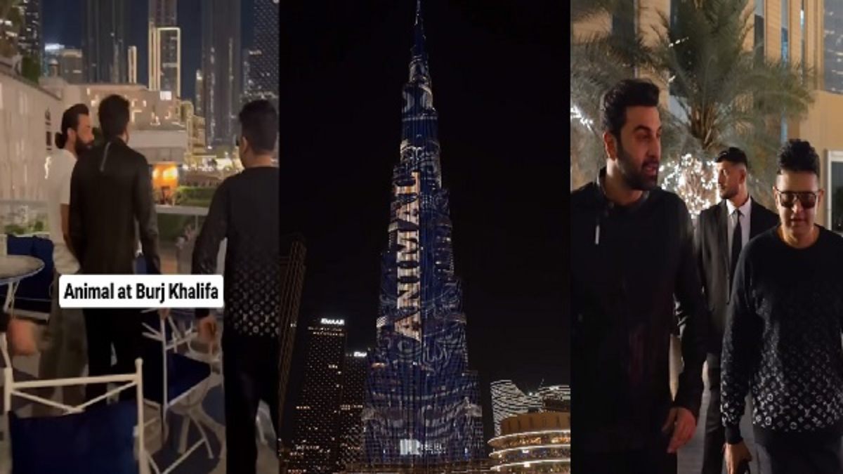 Ranbir Kapoor की फिल्म एनिमल छाई, बुर्ज खलीफा में एक्टर ने मोबाइल पर खुद बनाया वीडियो …