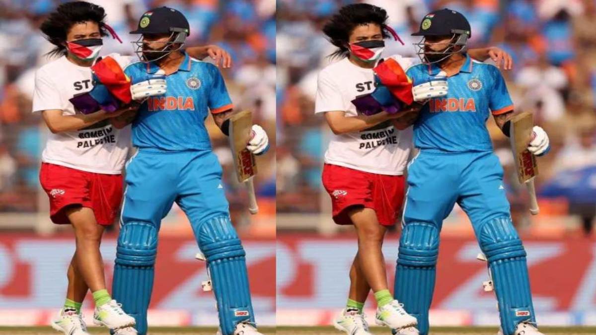 Virat Kohli : भारत-ऑस्ट्रेलिया फाइनल के बीच सुरक्षा में बड़ी चूक, विराट कोहली के पास पहुंचा युवक, देखें VIDEO …